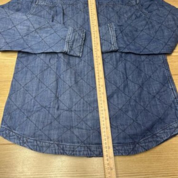 Eddie Bauer Denim Shirt Button Up Shacket - Picture 15 of 16